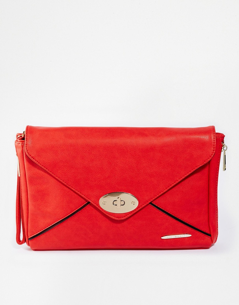 Style London Envelope Clutch, $27 (was $73) The lining is leopard print. LEOPARD PRINT.
